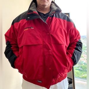 Men’s winter jacket. With Mercury Racing logo on back and front breast